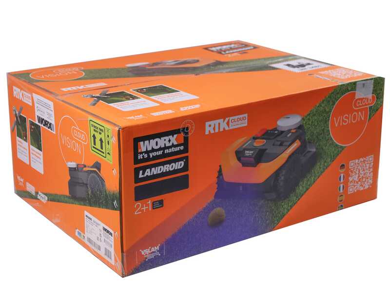 Worx Landroid Vision Cloud  WR312E - Robot Lawn Mower - Without Installation