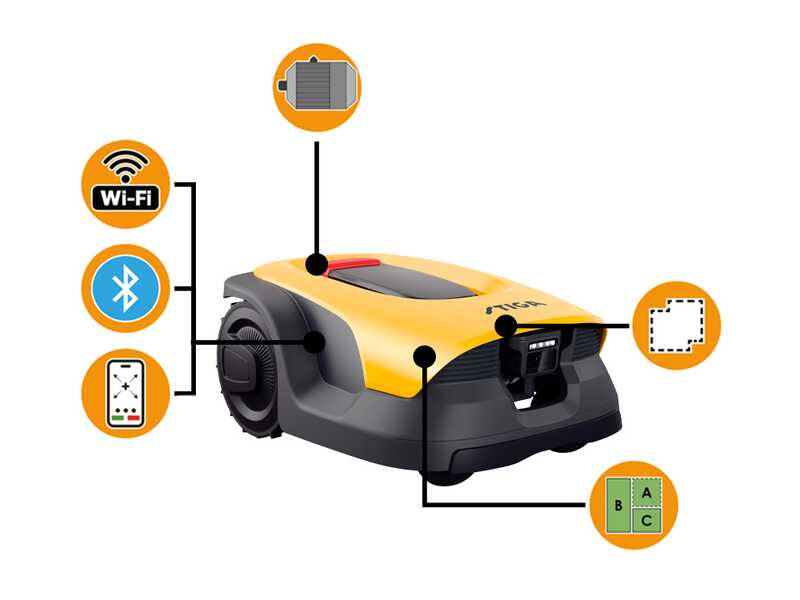 Stiga Vista A 6v - Robot Lawn Mower - Without Installation - With 2 Ah E-Power Battery
