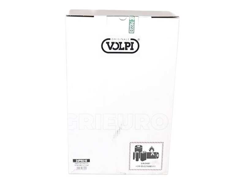 Volpi ELITE 16 PRO TECH - Battery-powered Backpack Sprayer Pump with Fibreglass Lance - 2x 14.4V 2Ah - 8 bar