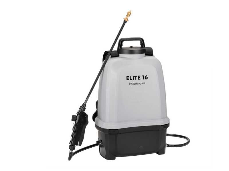 Volpi ELITE 16 PRO TECH - Battery-powered Backpack Sprayer Pump with Fibreglass Lance - 2x 14.4V 2Ah - 8 bar