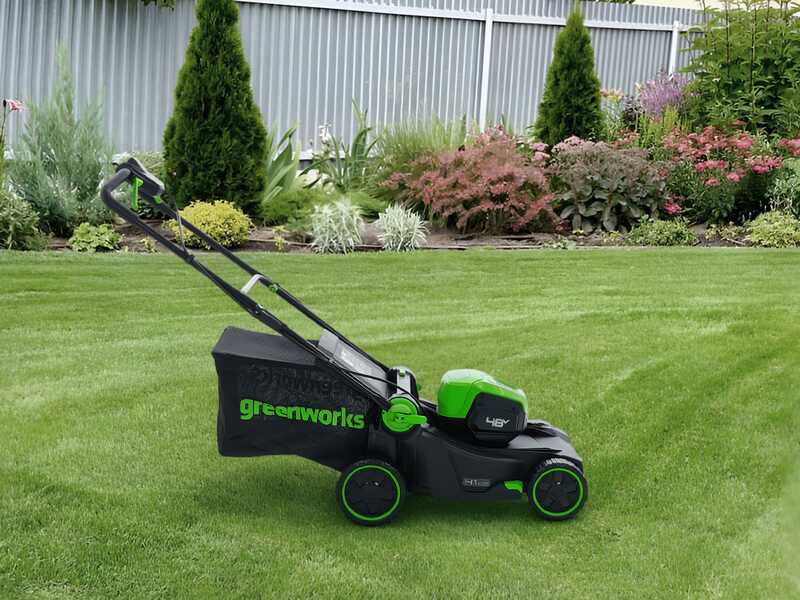 Greenworks GD48LM41II - Battery-powered Lawn Mower - 48V/4Ah - 41 cm Cutting Width