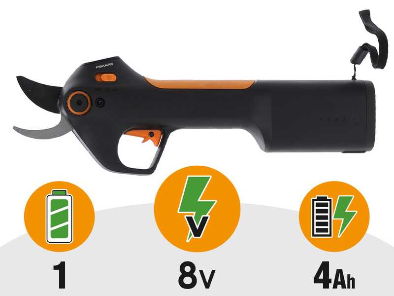 Fiskars ePruner M Bypass - Battery-powered Pruning Shears - 8V 4Ah