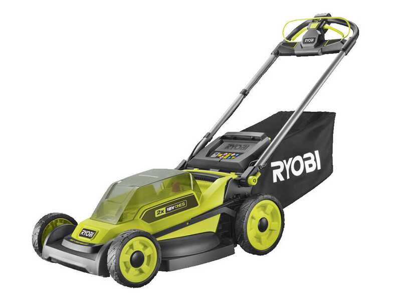 RYOBI RY18LMXSP51A-0 - 2x18V/5Ah Battery-powered Lawn Mower - 51 cm Cutting Width