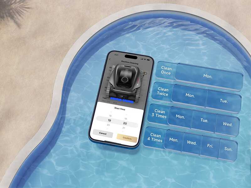 Mova Diver A10 &ndash; Battery-powered Cleaning Robot &ndash; App Control