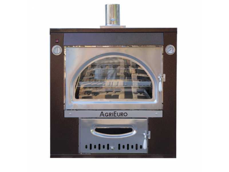 Copper built shop in oven