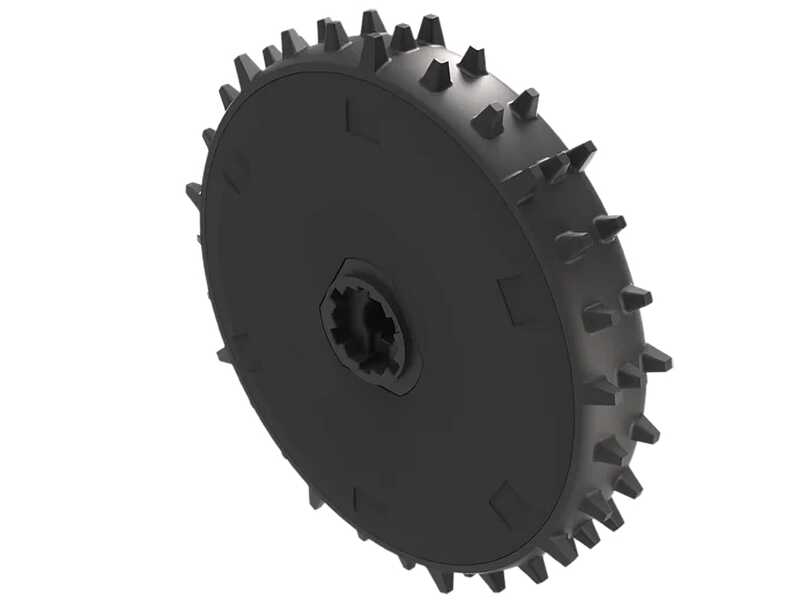 Pair of Off-Road Wheels for Worx Landroid Vision Cloud S/M 2WD Robot Lawn Mowers