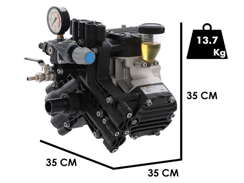 COMET MP55 AENP &ndash; Tractor Sprayer Pump &ndash; Version for Acids and Chemicals