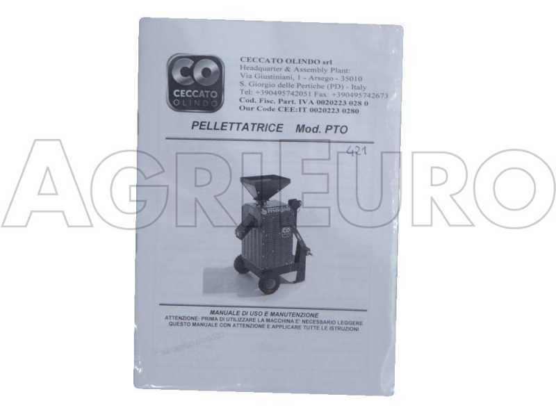 Ceccato Olindo - Tractor-mounted PTO Wood Pellet Machine for Heating Pellet Production