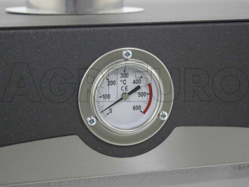 AgriEuro Premium Line Nuovo Minimus 50 Mini Inc - Built-in Wood-fired Steel Oven - 2 Cooking Floors