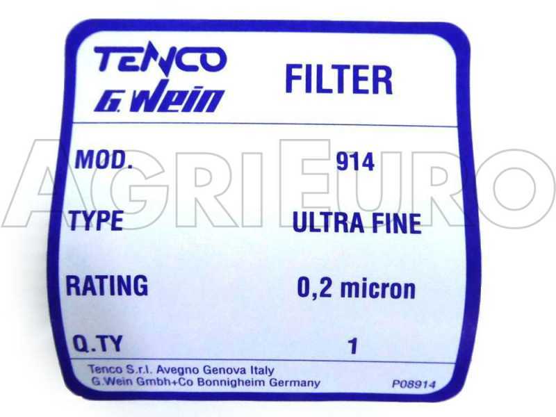 0.2 &micro;m Enolmatic - Tandem filter cartridge for white wine - Ultra fine wine filtering
