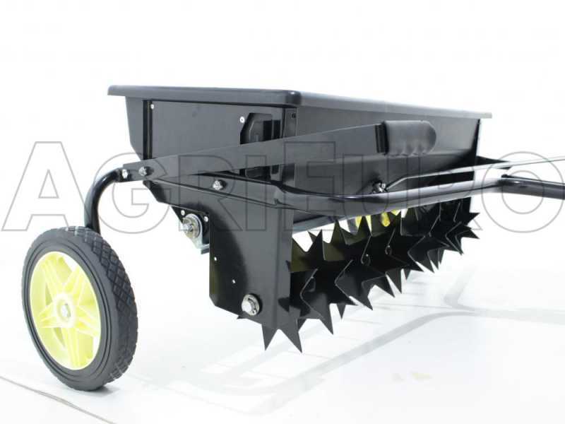 Aerator and seeder top