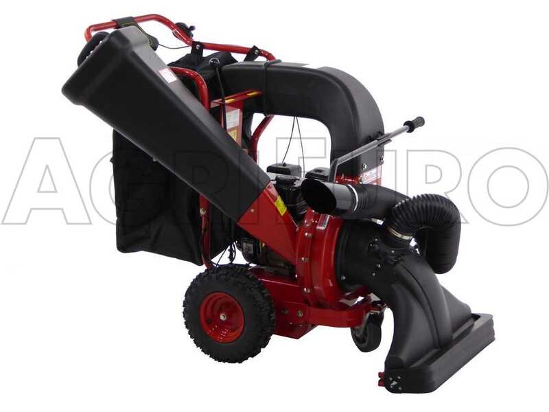 GeoTech Pro LV650 SPL Deluxe - Self-propelled petrol leaf vacuum-garden shredder - Loncin 6.5 HP