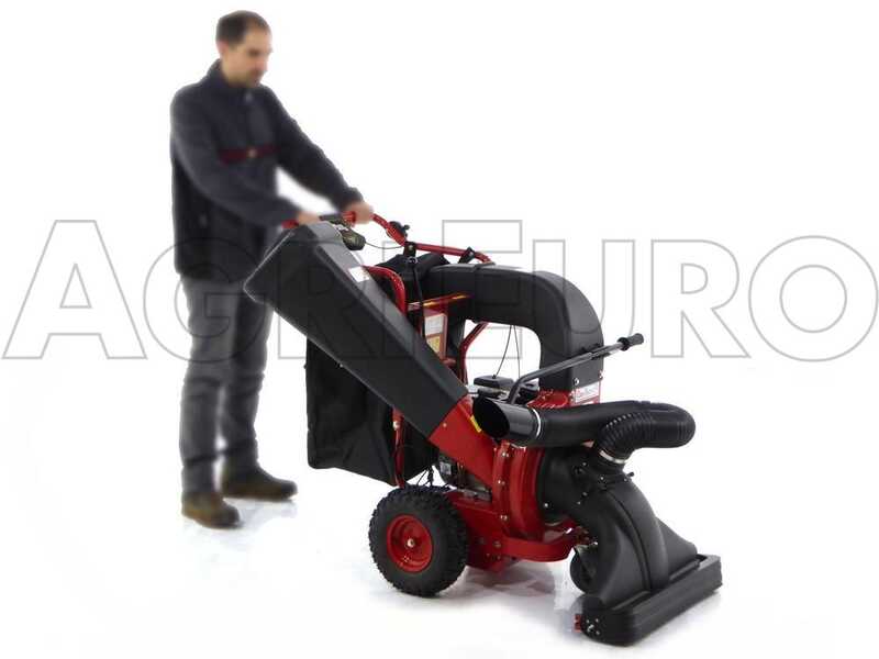 GeoTech Pro LV650 SPL Deluxe - Self-propelled petrol leaf vacuum-garden shredder - Loncin 6.5 HP