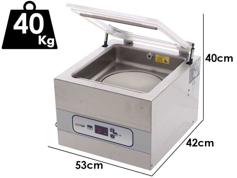 Euro 3500 Inox Chamber Vacuum Sealer - 35 cm Sealing Bar