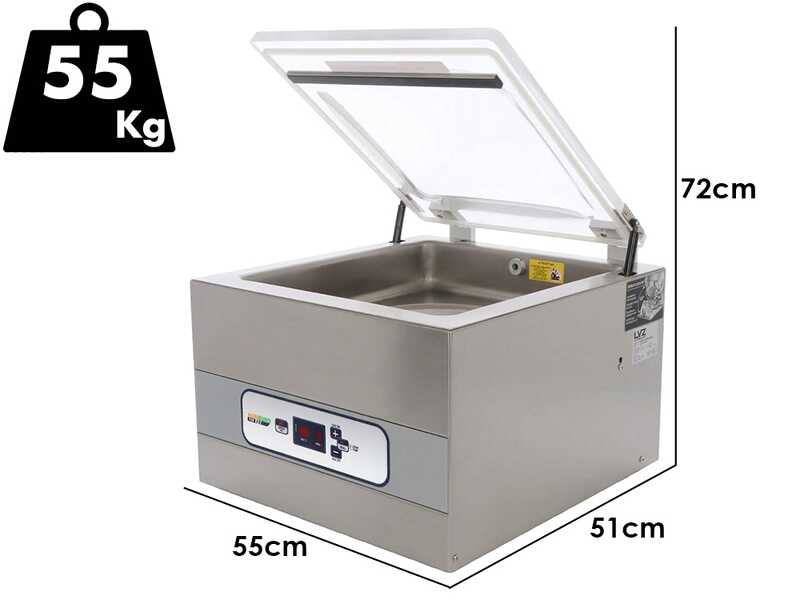 Euro 4000 Inox Chamber Vacuum Sealer - 40 cm Sealing Bar
