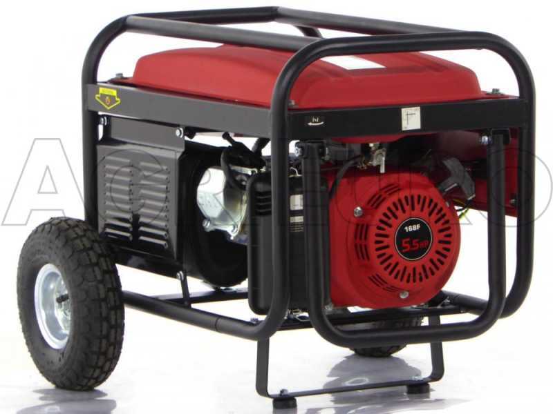 GeoTech GGA2500 - 2.1 kW Wheeled Power Generator with AVR - DC 2 kW Single-phase