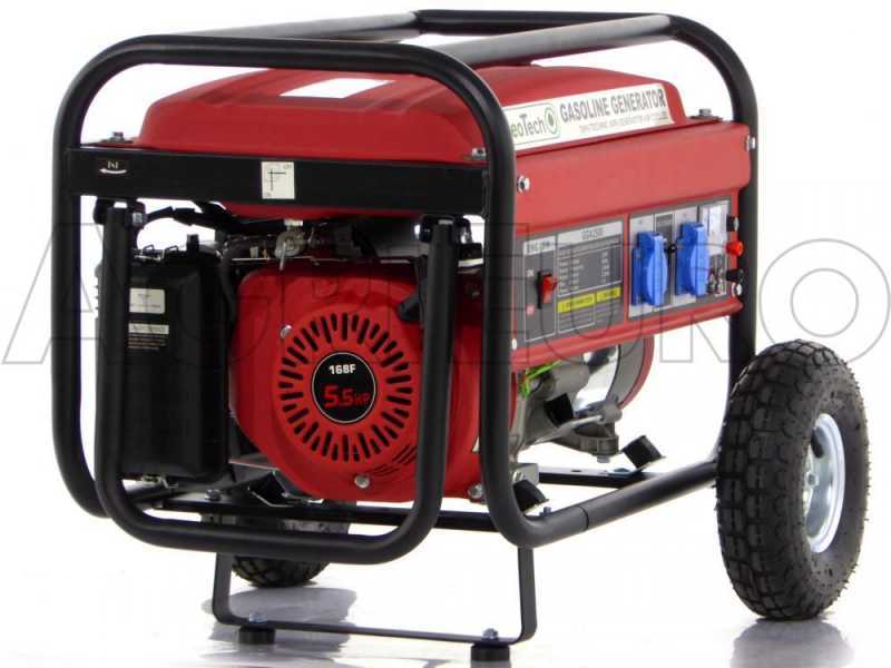 GeoTech GGA2500 - 2.1 kW Wheeled Power Generator with AVR - DC 2 kW Single-phase