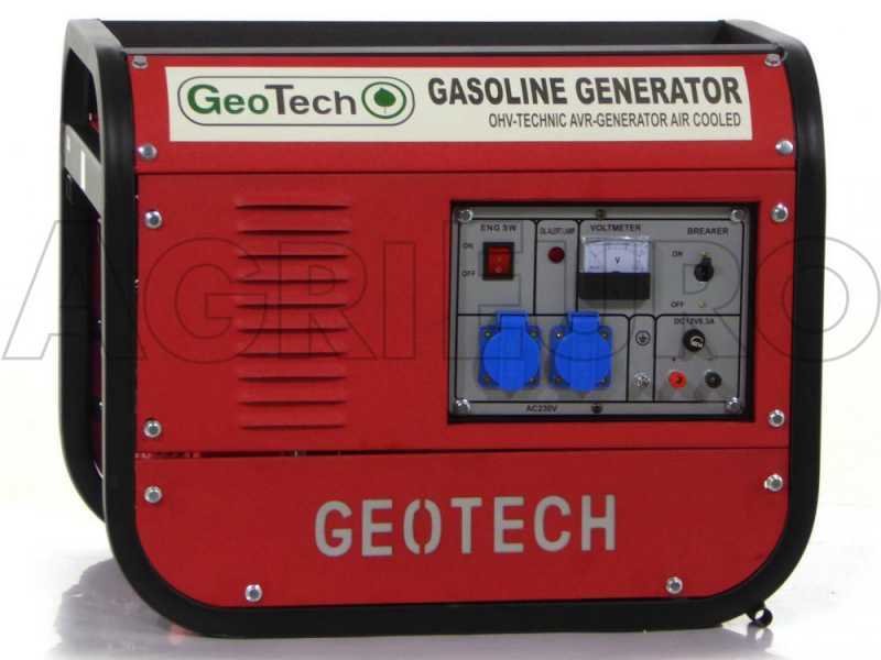 GeoTech GGSA3000 - 2.7 kW Power Generator with AVR - DC 2.5 kW Single-phase