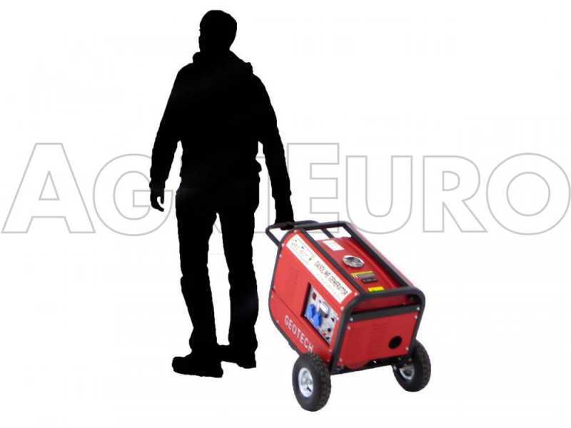 GeoTech GGSA3000 - 2.7 kW Wheeled Power Generator with AVR - DC 2.5 kW Single-phase