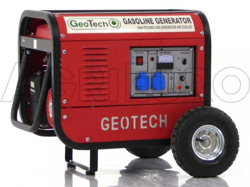 GeoTech GGSA3000 - 2.7 kW Wheeled Power Generator with AVR - DC 2.5 kW Single-phase