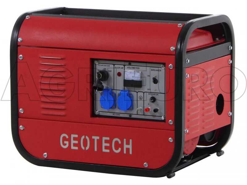 GeoTech GGSA3000ES - 2.7 kW Power Generator with AVR and Electric Start - DC 2.5 kW Single-phase