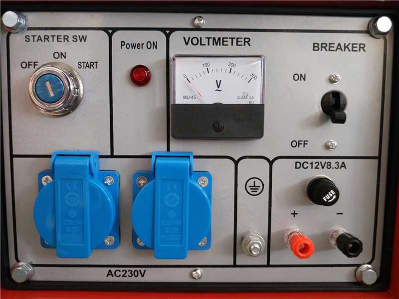 GeoTech GGSA3000ES - 2.7 kW Power Generator with AVR and Electric Start - DC 2.5 kW Single-phase