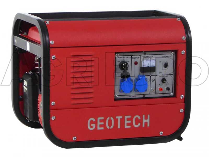 GeoTech GGSA3000ES - 2.7 kW Power Generator with AVR and Electric Start - DC 2.5 kW Single-phase