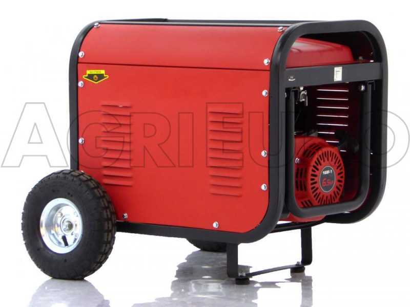 GeoTech GGSA3000ES - 2.7 kW Wheeled Power Generator with AVR and Electric Start - DC 2.5 kW Single-phase