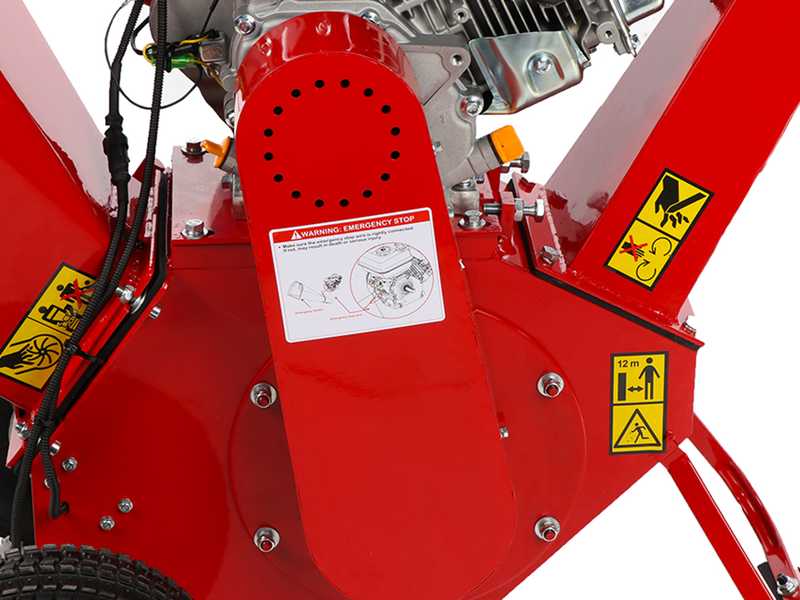 GeoTech-Pro PCS70L - Professional petrol garden shredder - Loncin 7 HP engine