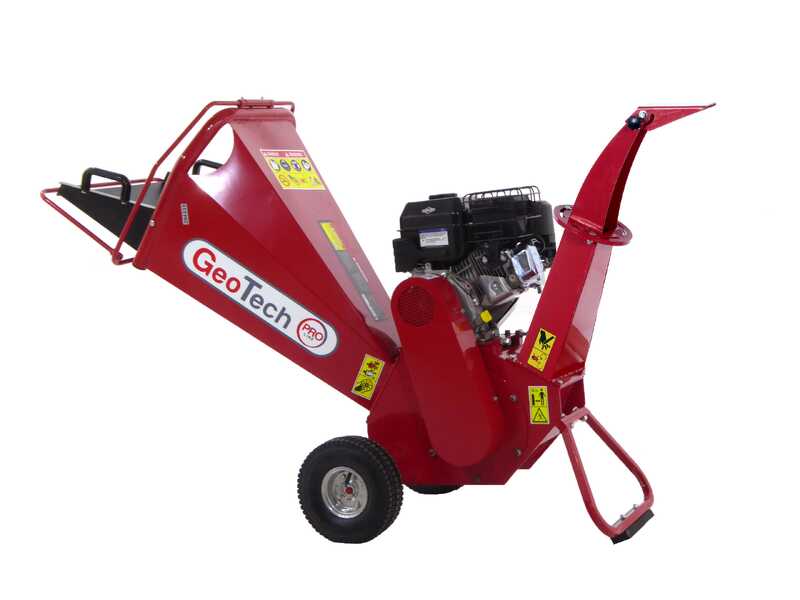 GeoTech-Pro PCS70BS - Professional petrol garden shredder - B&amp;S 950 engine