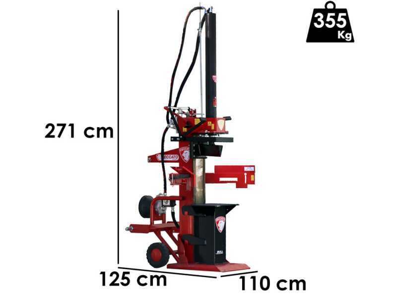 Ceccato BULL SPLT16 16 Tons Tractor-mounted Vertical Log Splitter - 1100 mm Piston Stroke