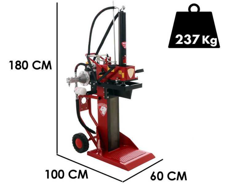 Ceccato BULL SPLE13T-650 13 Tons Three-phase Electric Vertical Log Splitter - 650 mm Piston Stroke