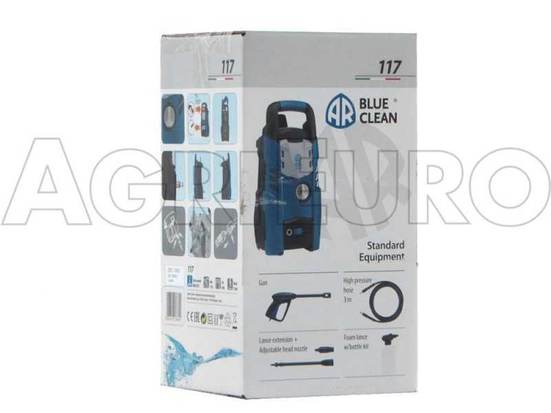 Annovi Reverberi AR 117 Cold Water Pressure Washer - Lightweight and Portable - 110 bar max.