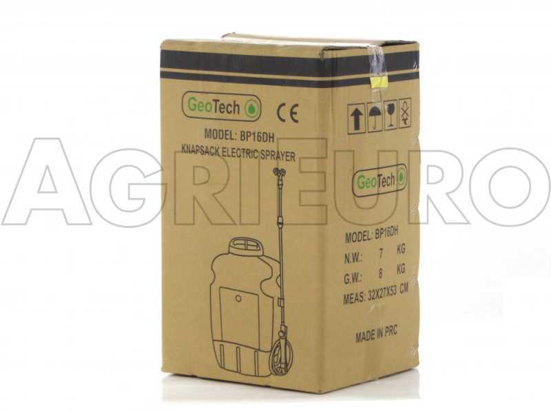 GeoTech BP16DH 16 L Backpack Battery-powered Sprayer Pump