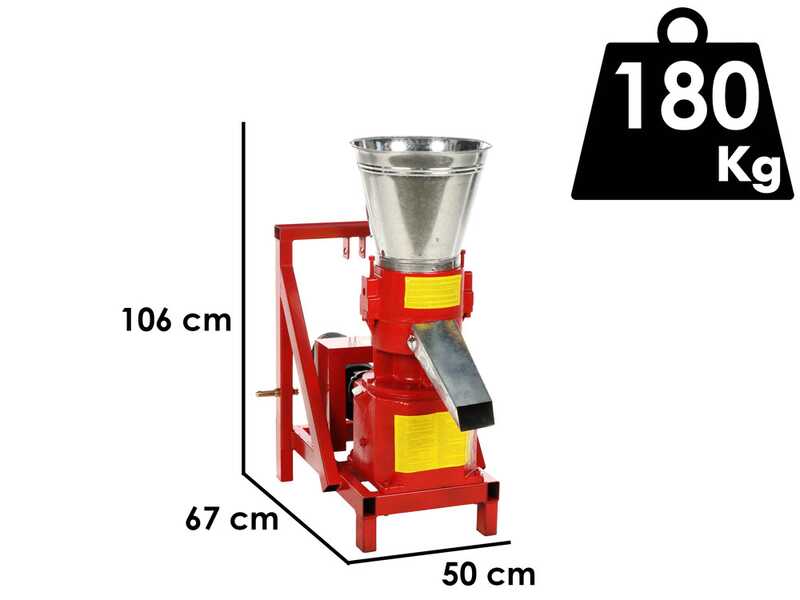 GeoTech TWPM230 - Tractor-mounted Wood Pellet Machine - Home Production of Pellet for Heating