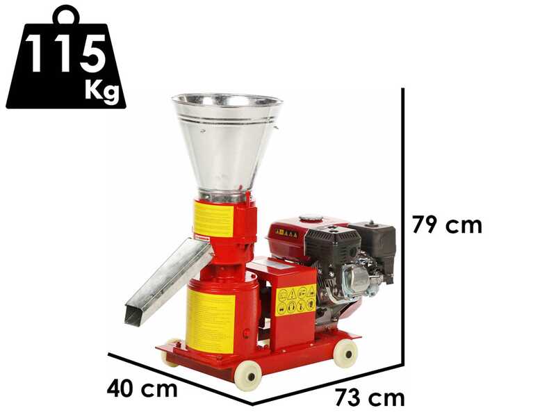 GeoTech Pro GWPM150 -  Petrol Wood Pellet Machine - Home Production of Pellet for Heating