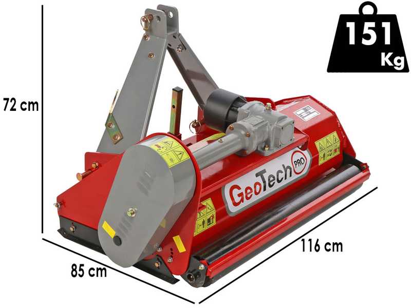 GeoTech Pro LFM105 - Tractor-mounted Flail Mower - Light Series