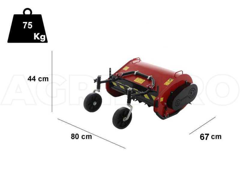 Heavy duty shredder 70 cm for GINKO/Lampacrescia - MGM
