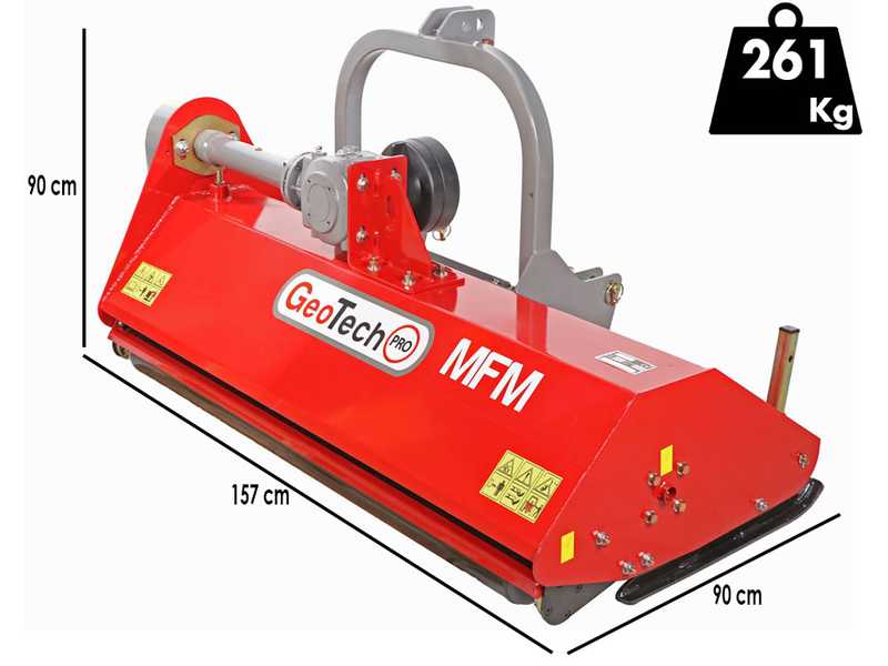 GeoTech Pro MFM-145 - Tractor-mounted Flail Mower - Medium Series