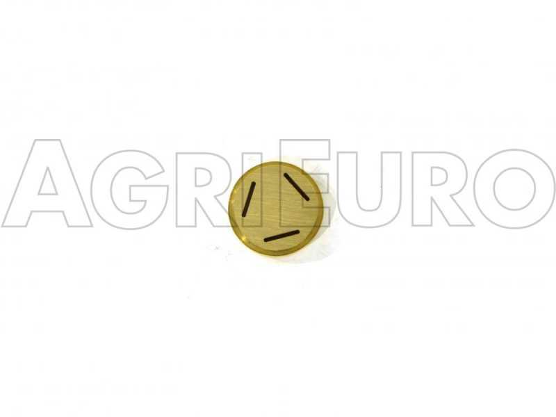 Brass Pasta Die specific for 13 mm PAPPARDELLE. Specific for manual Pasta Extruder