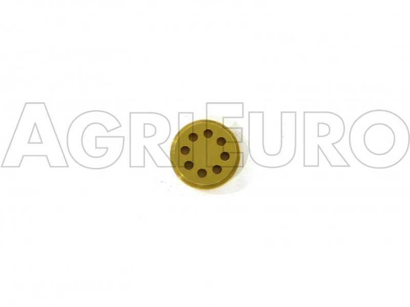 Brass Pasta Die for 4.5 PASSATELLI. Specific for manual Pasta Extruder