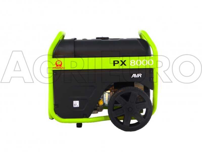 Pramac PX 8000 - 5.4 kW Wheeled Power Generator with AVR and Electric Start - DC 4.5 kW Single-phase