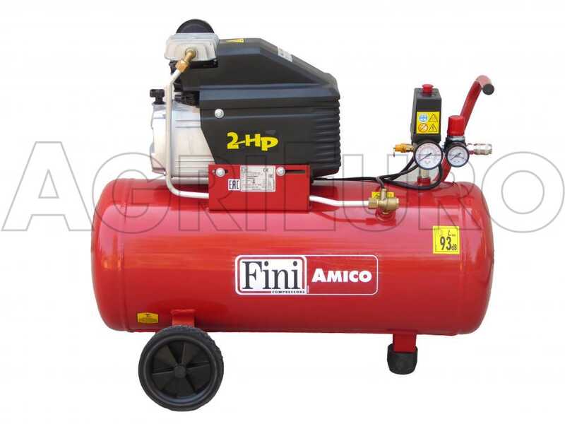 Fini Amico 50 MK 2400 - Wheeled Electric Air Compressor - 2 HP Motor - 50 L