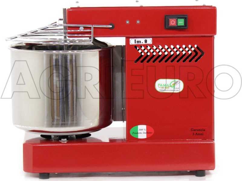 Famag IM 8/230 1 Speed Red - Spiral Mixer 8 Kg