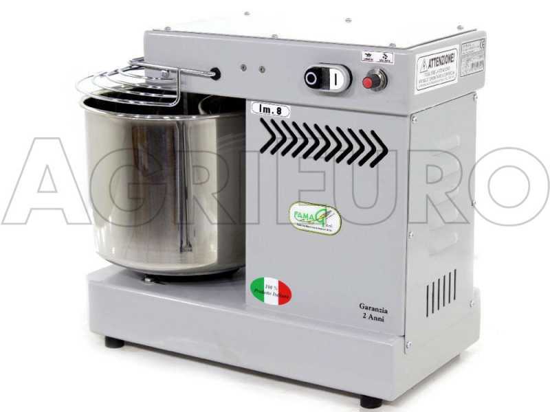 Famag IM 8/230 10 Speed Silver - Spiral Mixer 8 Kg