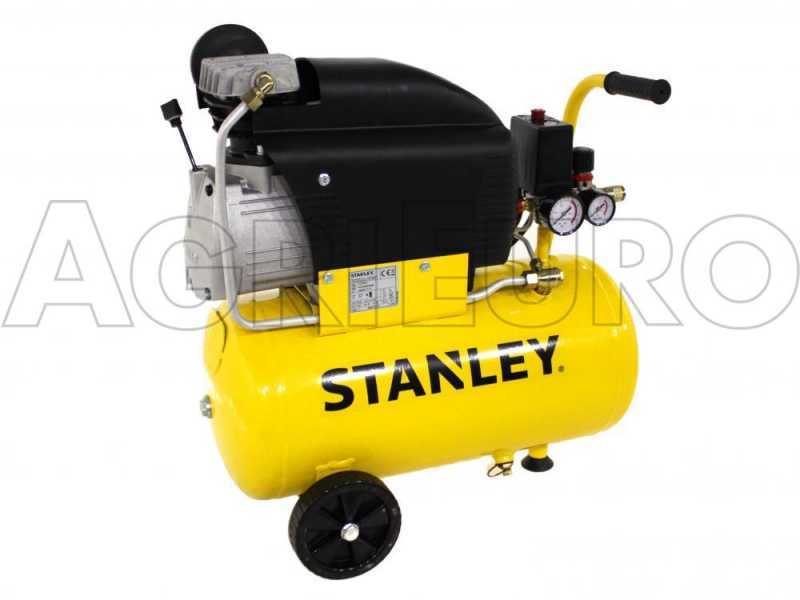 Stanley D210/8/24 - Wheeled Electric Air Compressor - 2 HP Motor - 24 L