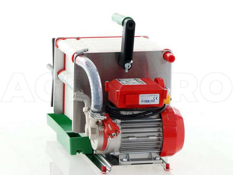 Rover Colombo 18 Stainless Steel - Wine filter with cartridges and plates - Wine pump in Novax