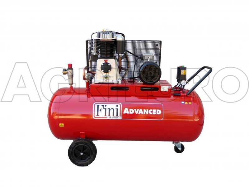 Fini Advanced BK 114-270L - Three-phase Belt-driven Electric Air Compressor - 5.5 Hp Motor - 270 L