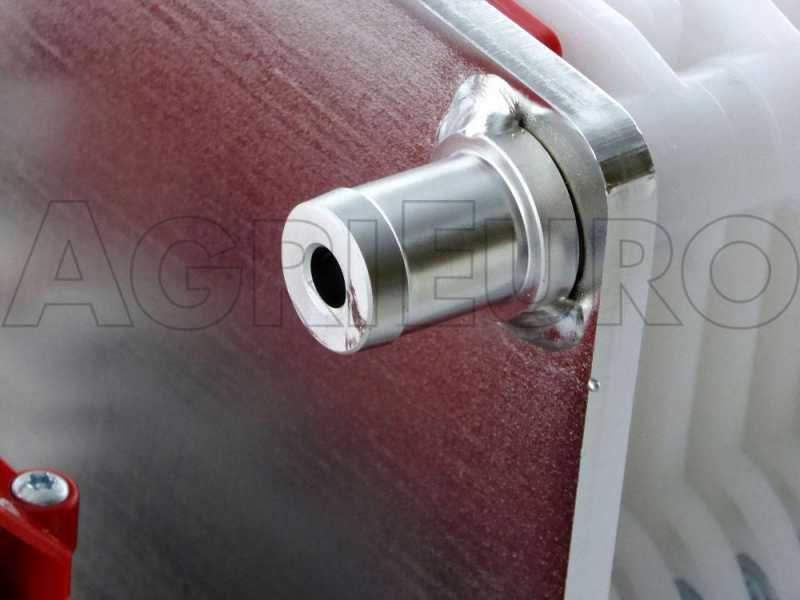 Rover Colombo 12 Inox - Wine Filter - Plate and Sheet Filters - Stainless Steel Frame - Wine Pump