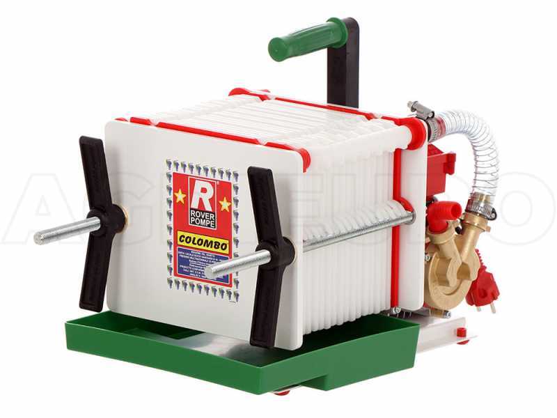 Rover Colombo 18 - Cardboard and plate filter - Bronze pump